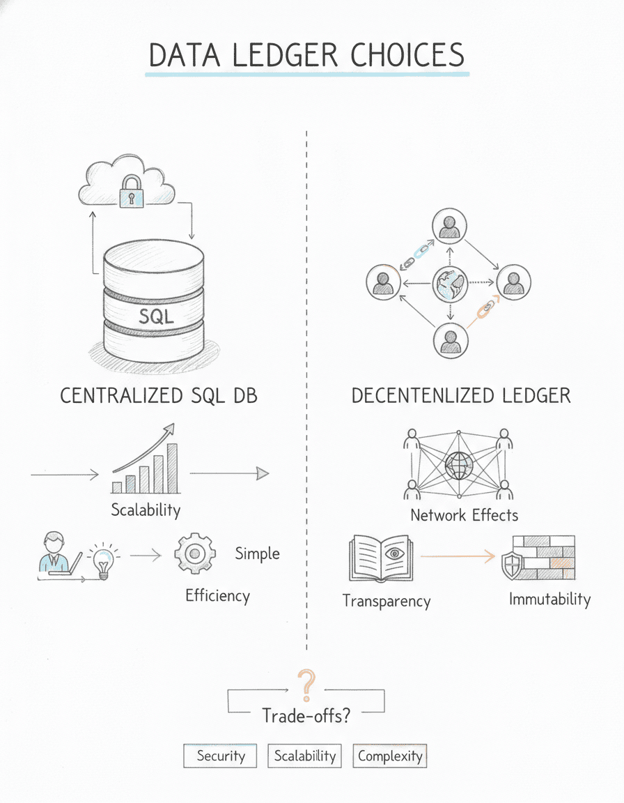 The Blockchain Reality Check: A framework for deciding when a centralized SQL database is better than a decentralized ledger